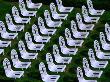 Vacant Chairs In Gardens Beneath Prague Castle, Prague, Czech Republic by Juliet Coombe Limited Edition Print