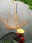 Woman Raising Fixed Fishing Net, Vang Vieng, Vientiane, Laos by Bernard Napthine Limited Edition Print