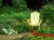 Yellow Chair In Garden, Illinois by Daybreak Imagery Limited Edition Print