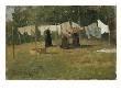 Clothes Drying, 1875 (Oil On Canvas) by Gerhard Peter Frantz Vilhelm Munthe Limited Edition Print