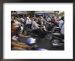 Crowd Of People Riding Mopeds, Pham Ngu Lao Area, Ho Chi Minh City (Saigon), Vietnam by Eitan Simanor Limited Edition Print