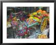 Miniature Sicilian Horsecart And Marzipan Candy, Corso Umberto 1, Taormina, Sicily, Italy by Walter Bibikow Limited Edition Print