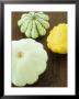 Three Different Squashes (Patty Pan Squashes) by Janne Peters Limited Edition Print
