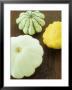 Three Different Squashes (Patty Pan Squashes) by Janne Peters Limited Edition Print