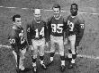 Ny Giants Jim Patton, Y.A. Tittle, Del Shofner, And Roosevelt Brown, Selected For Nfl All-Star Team by Grey Villet Limited Edition Print