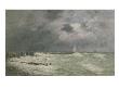 Gust Of Wind Before Frascati, 1896 by Eugã¨Ne Boudin Limited Edition Print