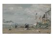 The Beach At Trouville, 1865 by Eugã¨Ne Boudin Limited Edition Print