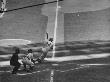 Brooklyn Dodger Carl Furillo Greeted By Batboy At Home Plate, World Series, Yankee Stadium by Ralph Morse Limited Edition Print