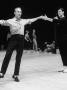 Jacques D'amboise During Rehearsal With Producer George Balanchine by John Dominis Limited Edition Print