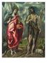 St John The Evangelist And St. John The Baptist, 1605-10 by El Greco Limited Edition Print