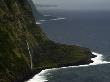 Waterfalls Cascading Down The Cliffs Over Waipi'o Valley by Todd Gipstein Limited Edition Print