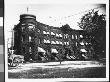 Row Of Connected Brownstone Houses With Awnings, Covered By Thick Ivy In Bridgeport, Connecticut by Wallace G. Levison Limited Edition Print