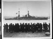 Onlookers Watching Leader Uss Arizona Pass Pier 96 In Great Naval Review During Wwi by Paul Thompson Limited Edition Print