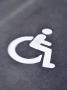 A Sign At A Parking Space For Disabled People, Iceland by Atli Mar Hafsteinsson Limited Edition Print