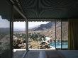 Frey House Ii, Palm Springs (1964) - Bedroom, Landscape And Outdoor Pool, Architect: Albert Frey by Alan Weintraub Limited Edition Print