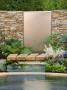 Hampton Court Flower Show 2006: Dry Stone Wall With Metal Water Feature With Fountain by Clive Nichols Limited Edition Print