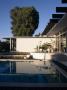 Santa Monica On House, Pool, Exterior, Architect: Oscar Niemeyer by Alan Weintraub Limited Edition Print