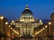 St Peter's Basilica At Dusk, Vatican City, Rome, Italy by David Clapp Limited Edition Print