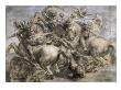 La Bataille D'anghiari Dit Aussi Le Combat Pour L'etendard by Leonard De Vinci Limited Edition Print