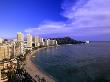 Waikiki Beach, Oahu, Hawaii, Usa by Michael Defreitas Limited Edition Print