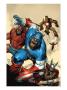 Marvel Apes #0 Cover: Captain America, Giant Man, Iron Man And Thor by Arthur Adams Limited Edition Pricing Art Print