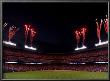 Texas Rangers V. San Francisco Giants, Game 5:  Fireworks Explode Over Rangers Ballpark by Christian Petersen Limited Edition Print