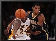 Indiana Pacers V Los Angeles Lakers: Danny Granger And Kobe Bryant by Jeff Gross Limited Edition Pricing Art Print