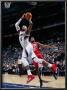 New Jersey Nets V Atlanta Hawks: Damion James And Josh Smith by Kevin Cox Limited Edition Print