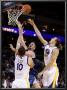 Minnesota Timberwolves V Golden State Warriors: Kevin Love, David Lee And Lou Amundson by Ezra Shaw Limited Edition Pricing Art Print