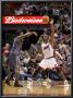 Charlotte Bobcats V Miami Heat: Chris Bosh And Gerald Wallace by Mike Ehrmann Limited Edition Print