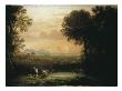 Landscape With Tobias And The Angel by Claude Lorrain Limited Edition Print