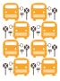 Orange Bus Stop by Avalisa Limited Edition Print