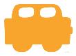 Orange Car by Avalisa Limited Edition Print