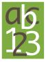 Green Abc And 123 by Avalisa Limited Edition Print