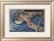 Nichiren Calms A Storm In Kakuda by Utagawa Kuniyoshi Limited Edition Print