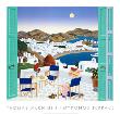 Mykonos Terrace by Thomas Mcknight Limited Edition Pricing Art Print