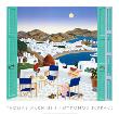 Mykonos Terrace by Thomas Mcknight Limited Edition Pricing Art Print